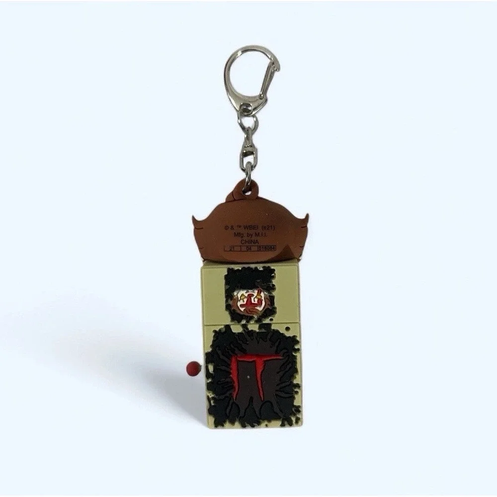 PENNYWISE JACK IN THE BOX FIGURAL BAG CLIP KEYCHAIN